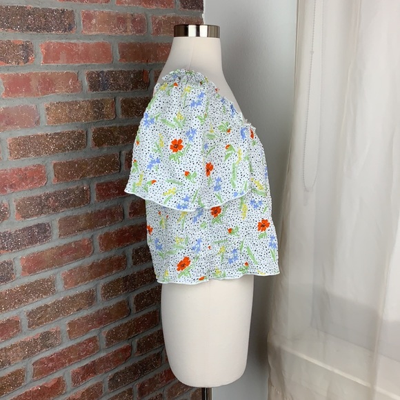 Lou & Grey Floral Crop Top, S - Picture 8 of 11